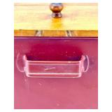 Vintage Pink Rhinestone Bracelet with Silver-Tone Setting