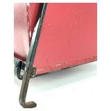 Vintage Pink Rhinestone Bracelet with Silver-Tone Setting