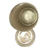 Vintage Crystal Necklace, Brooch and Clip-On Earrings Set