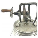 Pair of Gold-Toned Cloisonné 3 Tier Drop Down Dangle Earrings with Floral Design