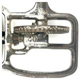 Pair of Gold-Toned Cloisonné 3 Tier Drop Down Dangle Earrings with Floral Design