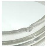 Pair of Gold-Toned Cloisonné 3 Tier Drop Down Dangle Earrings with Floral Design