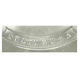 Pair of Gold-Toned Cloisonné 3 Tier Drop Down Dangle Earrings with Floral Design