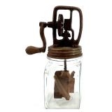 Museum of Fine Arts Crown Motif Clip-On Earrings with Red Gemstone Accents