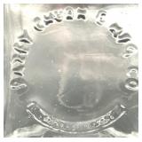 Museum of Fine Arts Crown Motif Clip-On Earrings with Red Gemstone Accents