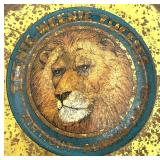 Green Jade Carved Decorative Medallion