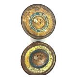 Green Jade Carved Decorative Medallion