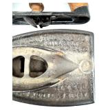 Vintage Clip-On Earrings and Bracelet Set with White Enamel and Rhinestones