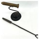 Vintage Citrine Style Rhinestone Necklace and Earrings Set