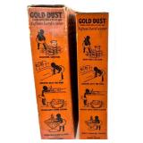 Vintage Coro Set of Pink & Blue Rhinestone Clip-On Earrings with Brooch