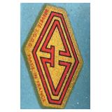 Vintage Blue Moonglow Rhinestone Earrings and Brooch Set