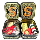 Set of Copper and Black Resin Jewelry with Necklaces and Earrings