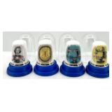 Set of Copper and Black Resin Jewelry with Necklaces and Earrings