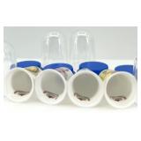 Set of Copper and Black Resin Jewelry with Necklaces and Earrings