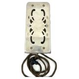 Vintage Brooch and Earrings Set with Tiger Glass Stones