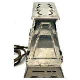 Vintage Brooch and Earrings Set with Tiger Glass Stones