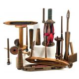 Set of 2 Orange and Yellow Jade Bead Bracelets with Pot Charms