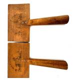 Set of 2 Orange and Yellow Jade Bead Bracelets with Pot Charms