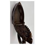 Artisan Beaded Necklace with Three Unique Beads