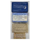 Set of Silver and Metal Necklaces with Pendant Charms, Sterling Earrings and Sterling Silver Ring