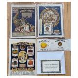 Vintage Rhinestone Brooches, Buttons and Earrings Set Featuring a Sterling Silver Trifari Brooch