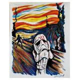 Vintage Aurora Borealis Beaded Necklace, Bracelet, Earrings, and Brooch Set including Austria