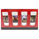 Vintage Crystal Gold Filled Stamped Necklace, Crown Brooch, and Ring Jewelry Set