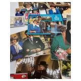 Orange Bead Vintage Necklace, Clip and Pierced Earrings with Ring Set from Japan and Germany