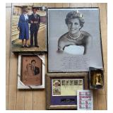 Vintage Hong Kong Orange Beaded Necklace, Earrings, and Brooch Set