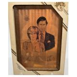 Vintage Hong Kong Orange Beaded Necklace, Earrings, and Brooch Set