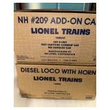 Lionel Trains LCCA 2007 NH #209 Add-On Cars and Diesel Loco with Horn Set