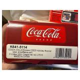 Set of 5 Coca-Cola Branded Holiday Train Freight Cars