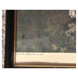 Framed 1970 Helicon Publishing WWII Series U.S.A.A.F B-26 Bombers Print