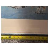 Framed Aviation Artwork Featuring B-17 Bomber