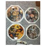 Set of 4 Star Wars Collector Plates by The Hamilton Collection