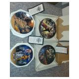 Set of 4 Star Wars Collector Plates by The Hamilton Collection