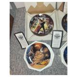 Set of 4 Star Wars Collector Plates by The Hamilton Collection