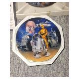 Set of 4 Star Wars Collector Plates by The Hamilton Collection