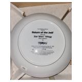 Set of 4 Star Wars Collector Plates by The Hamilton Collection