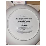 Set of 4 Star Wars Collector Plates by The Hamilton Collection