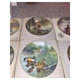 Set of 6 Knowles Living With Nature Duck Collection Plates - Limited Edition