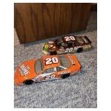 Set of 2 Tony Stewart #20 Home Depot NASCAR Diecast Cars