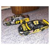 Set of 2 DeWalt #17 NASCAR Diecast Models