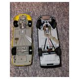 Set of 2 NASCAR Collectible Model Cars with Dewalt and Trex Designs