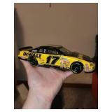 Set of 2 NASCAR Collectible Model Cars with Dewalt and Trex Designs