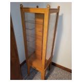 Museum Thomas Series Wooden Display Case with Glass Shelves