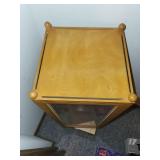 Museum Thomas Series Wooden Display Case with Glass Shelves