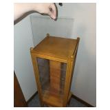 Museum Thomas Series Wooden Display Case with Glass Shelves