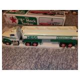 Collection of Diecast Toy Trucks: Texaco, Hess, and PEM Models