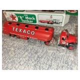 Collection of Diecast Toy Trucks: Texaco, Hess, and PEM Models